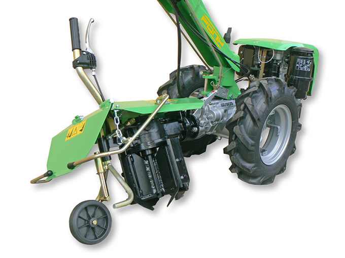 Walking Tractor Pony 15-R Vertical axis rotary plow